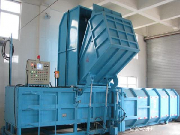 分體式水平壓縮垃圾站（側(cè)料斗上料）